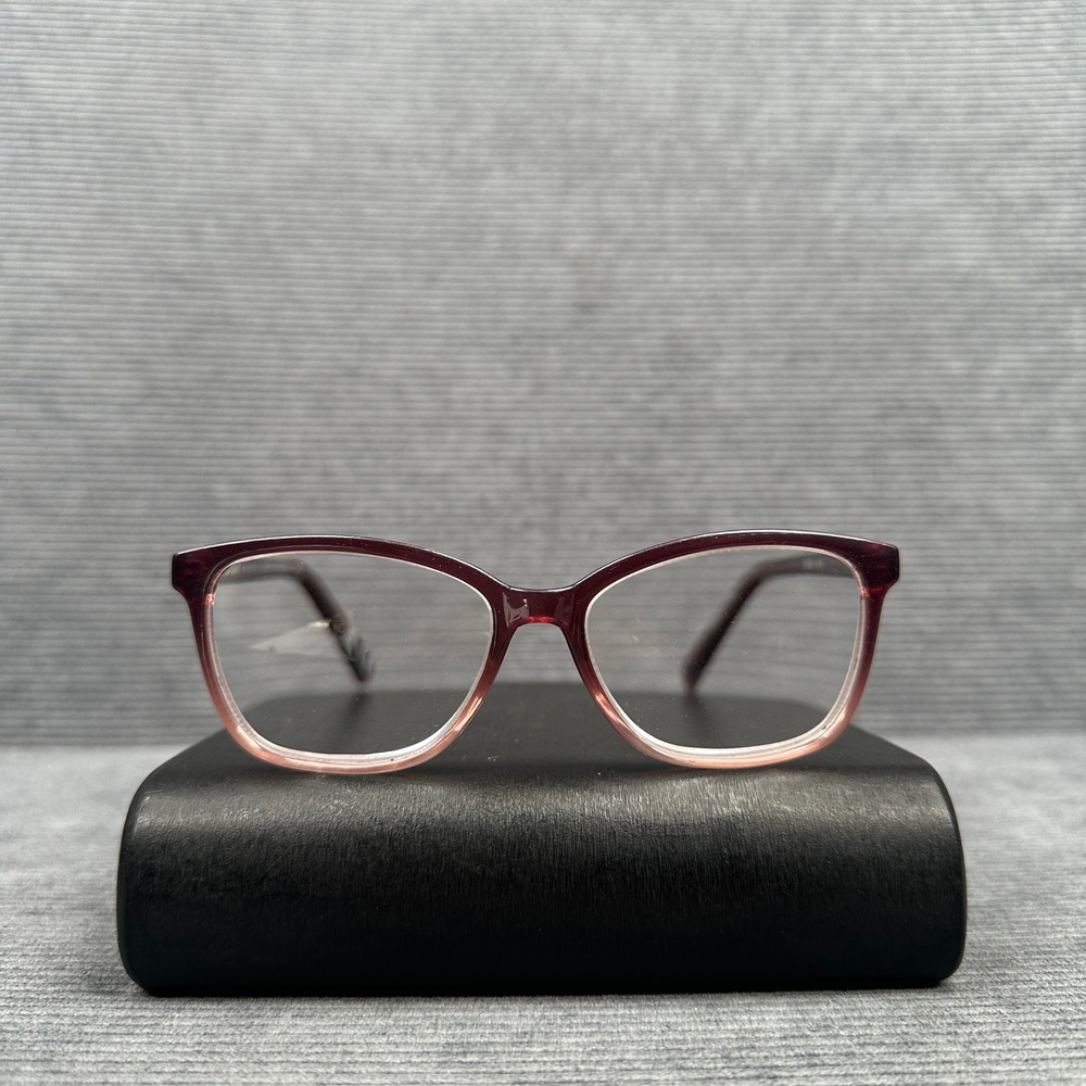 Foster Grant Design Optics Burgundy Pink Ombre Reading Glasses +3.00 SR0824 Y2k
